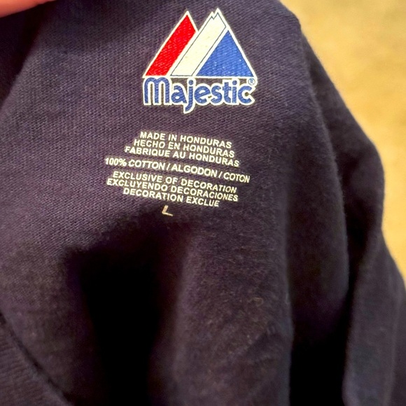 Women’s Brewers Prince Fielder navy T-shirt, size large - Picture 3 of 6